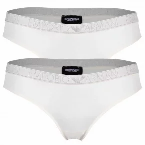 Dámske nohavičky 2PACK 163334 3F223 09210 ecru - Emporio Armani