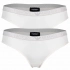 Dámske nohavičky 2PACK 163334 3F223 09210 ecru - Emporio Armani