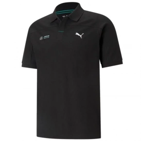 Pánske polo tričko Mercedes F1 M 599614-01 čierne - Puma