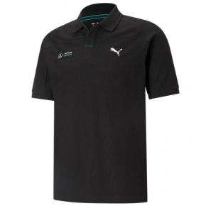 Pánske polo tričko Mercedes F1 M 599614-01 čierne - Puma