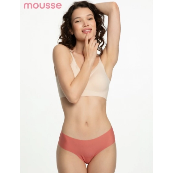 Nohavičky bezšvové Mousse Classic koralové - Julimex