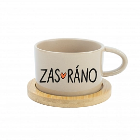 ZAS_RÁNO - krémový hrnček makronka 200 ml