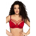 Dámska podprsenka semi soft Iris 1030/1 Červená - Ava