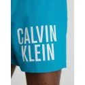 Pánske stredné plavecké šortky so sťahovacou šnúrkou KM0KM00794 CVZ sv. modrá - Calvin Klein