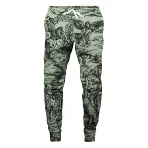 Unisex tepláky SWPN-PC AFD437 Zelená s potlačou - Aloha From Deer