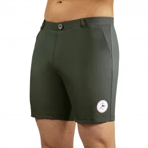Pánske plavky Swimming shorts comfort khaki- Self