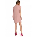 Dámske šaty S262 Púder ružová - Štýlové