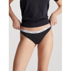 Dámske tangá 000QD5043E UB1 čierne- Calvin Klein