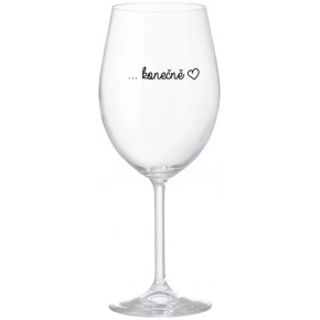 ...KONEČNE - číry pohár na víno 350 ml
