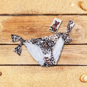 Spodný diel plaviek BA907 hnedo-biely - Selmark Spodný diel plaviek BA907 hnedo-biely - Selmark