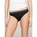 Dámske nohavičky 3Pack BIKINI UW0UW05187 0VT čierne/ecru/ružové - Tommy Hilfiger