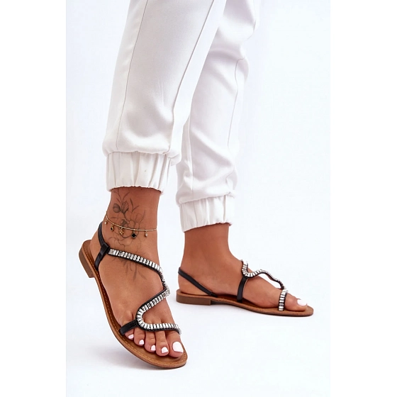 Dámské sandály JH291 černé - Step in style