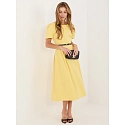 Dámske šaty MI SK A2328.91 žlté - New Collection