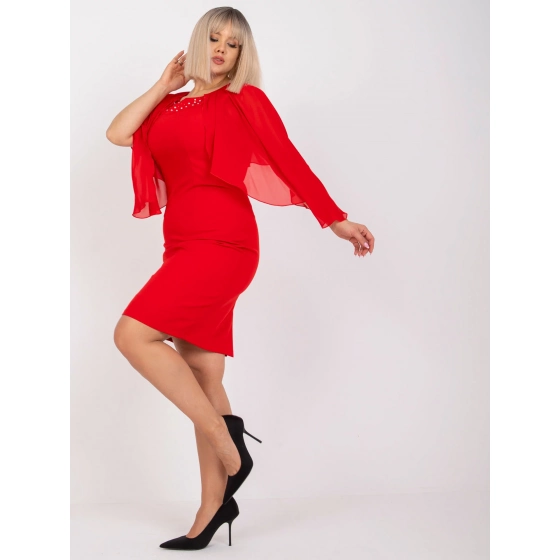 Dámske šaty NU SK 1335.40P červená - FPrice
