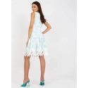 Dámske šaty 506985-1.26 bielo-mint - FPrice