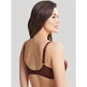 Dámska podprsenka Tango 3251B Tmavo hnedá Nutmeg vzor - Panache