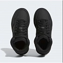 Unisex junior členková obuv Hoops Mid 3.0 K Jr HR0228 Čierna - Adidas