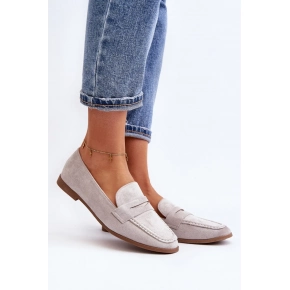 Dámske mokasíny 1AY / 5042 Svetlosivá - Super mode