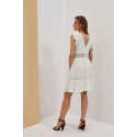 Dámske šaty L-SU-4045 biele - Moodo