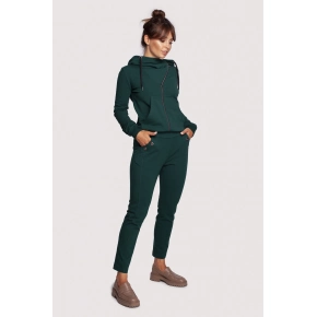 Dámske nohavice B243 tmavo zelené - BeWear