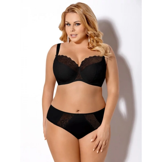 Dámska podprsenka Blanca K357 Čierna - Gorsenia