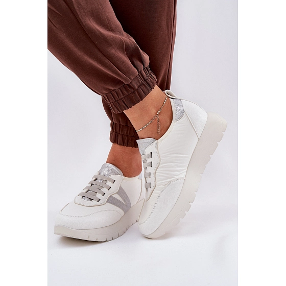 Dámske športové topánky 58510 biele - Vinceza