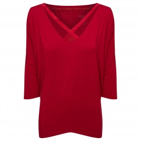 Dámské Tričko s 3/4 rukávem QS5780E - Calvin Klein