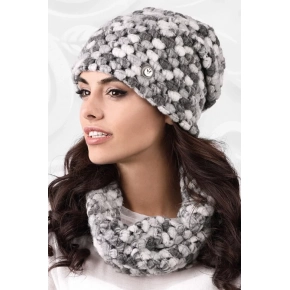 Dámska čiapka model 163245 šedá - Kamea Dámska čiapka model 163245 šedá - Kamea