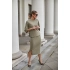 Sukne a blúzka M329 model 159545 khaki - La Aurora