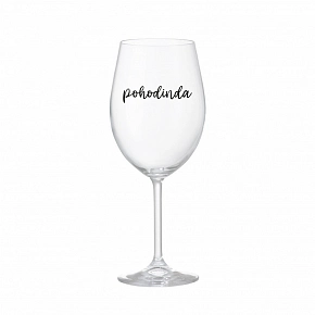 POHODINDA - číry pohár na víno 350 ml