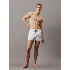 Pánske plavky KM0KM01015 YCD biele - Calvin Klein