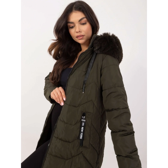 Dámska bunda SK KR HH 2408.55P khaki - FPrice