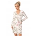 Dámska nočná košeľa Michelle II Ecru vzor - Donna