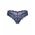 Dámske tangá Nightly Blue Crotchless Thong tm. modré - Obsessive