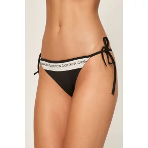 Spodný diel plaviek KW0KW00650-BEH čiernobiela - Calvin Klein