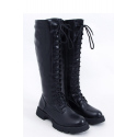 Dámske čižmy v jazdeckom 7752A Čierna - Ideal Shoes