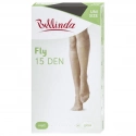 Dámske silonkové podkolienky FLY 15 deň Čierna - Bellinda