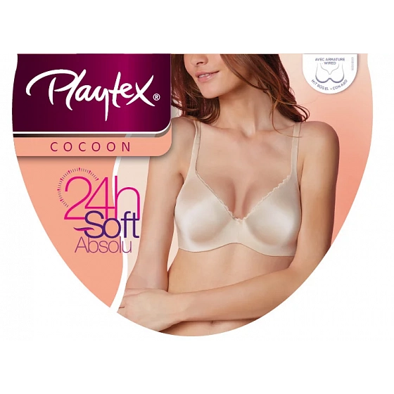 Vystužená podprsenka s kosticami COCOON P4183 - Playtex