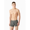 Pánske boxerky 112074 3F508 03348 šedé so vzorom - Emporio Armani