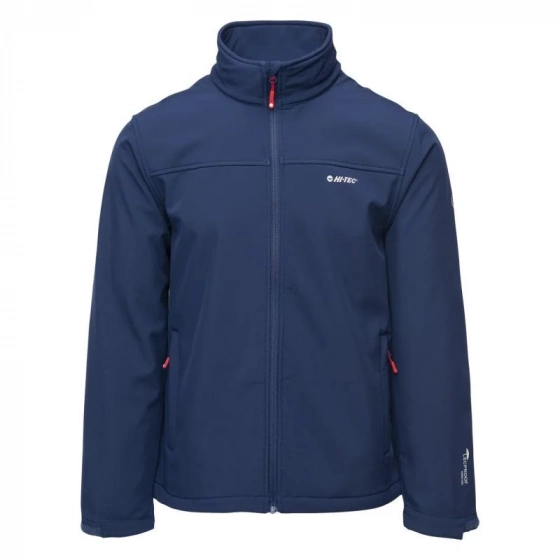 Pánska softshellová bunda Lingen 92800626294 Tmavomodrá - Hi-tec