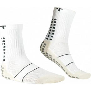 Protišmykové futbalové ponožky TRUsox 3.0 Mid-Calf Thin biele - TRUSOX