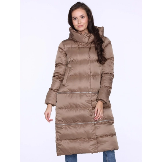 Dámsky kabát BLH220031F Béžová - PERSO