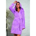 Dámsky župan E06-5521 lila - Cocoon