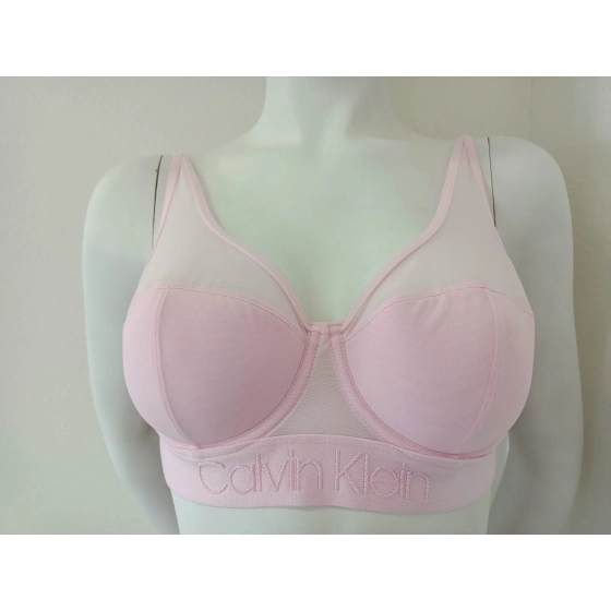 Dámska podprsenka QF4973E-AUY svetlo ružová - Calvin Klein