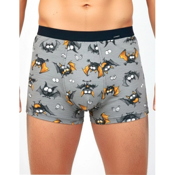 Pánske boxerky Tattoo BAT 280/252 Sivá vzor - Cornette