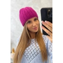 Dámska čiapka Rebeka K345 fuchsiová - Oliwier