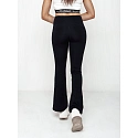 Spodnie damskie dzwony High Waist SLIMLINE czarne FashionStreet UY2147