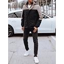 Kurtka męska zimowa z kapturem czarna FashionStreet TX4899