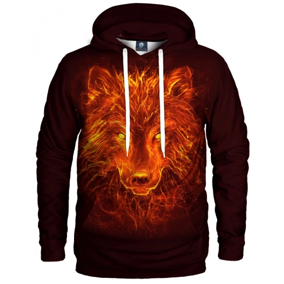 Unisex mikina Fire Wolf 1826397 HK AFD888 červená - Aloha From Deer