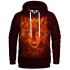 Unisex mikina Fire Wolf 1826397 HK AFD888 červená - Aloha From Deer